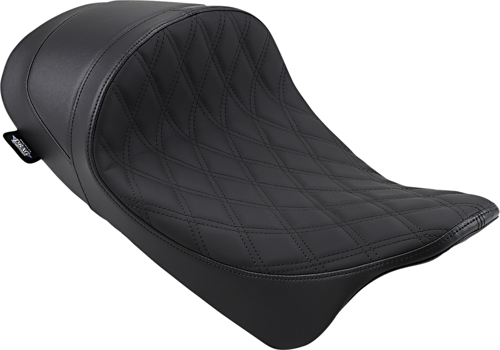 Forward Low Solo Seat - Diamond - Black Stitching - FL '08-'23