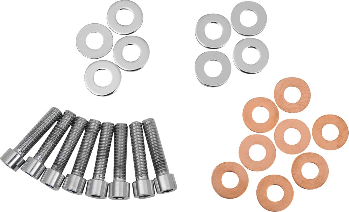 Bolt Set - Rocker Box - Knurled - '71-'76 Sportster
