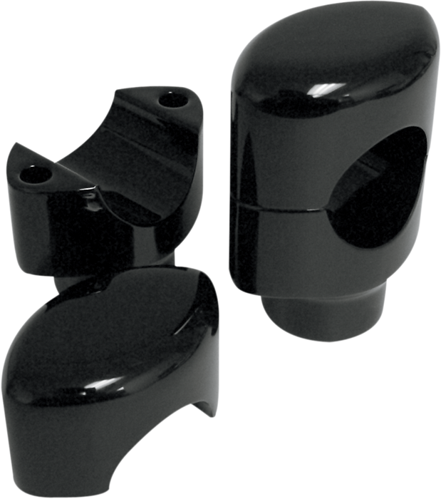 Big Buffalo Handlebar Risers - 1-1/2" - Black