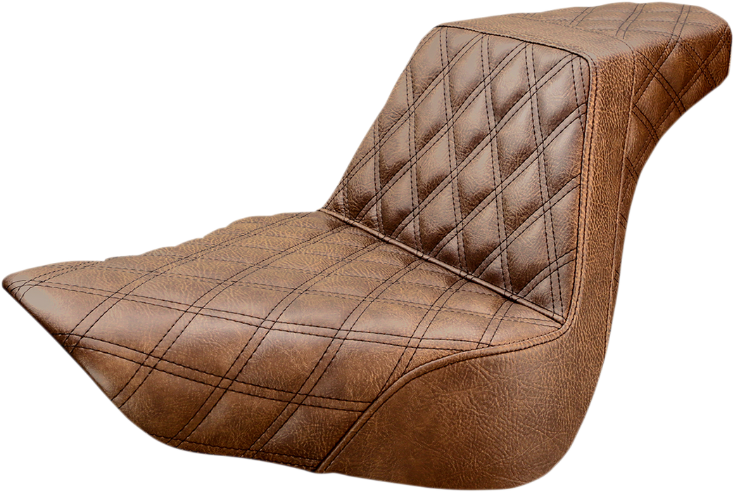 Step-Up Seat - Full Lattice Stitch - Brown - FL/FX '18-'24