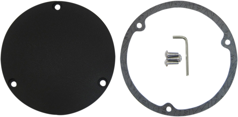 Derby Cover - Wrinkle Black - 3 Hole - '70-'98 Big Twin