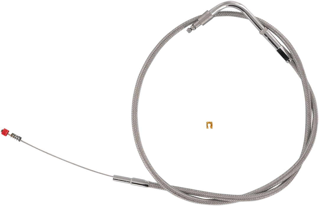 Stainless Steel Idle Cable - '01-'15 Softail