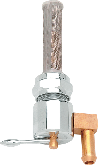 Fuel Petcock - Forward Facing - Chrome