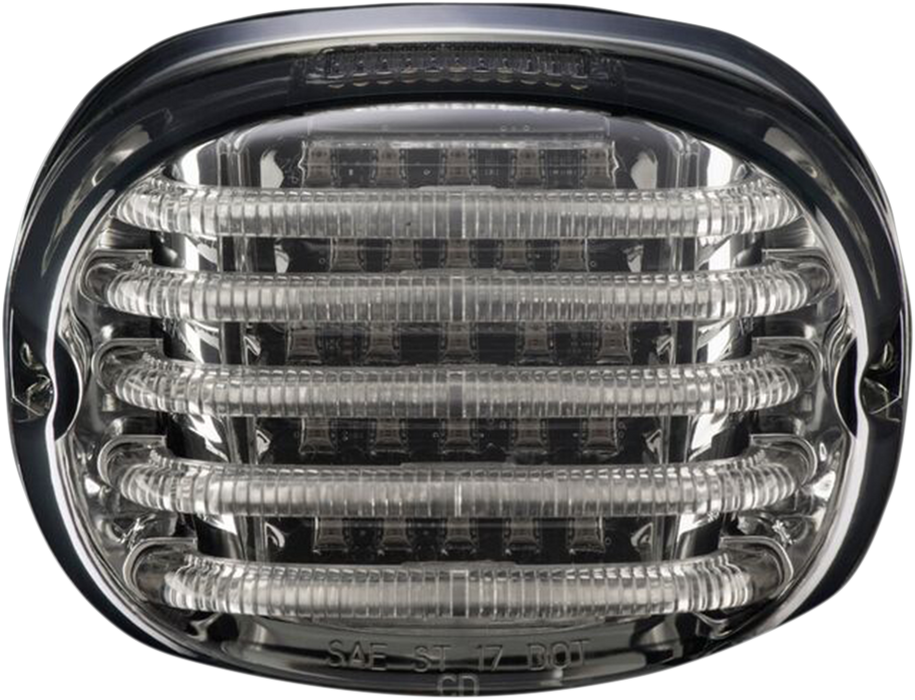 Taillight - with License Plate Illumination Window - Smoke