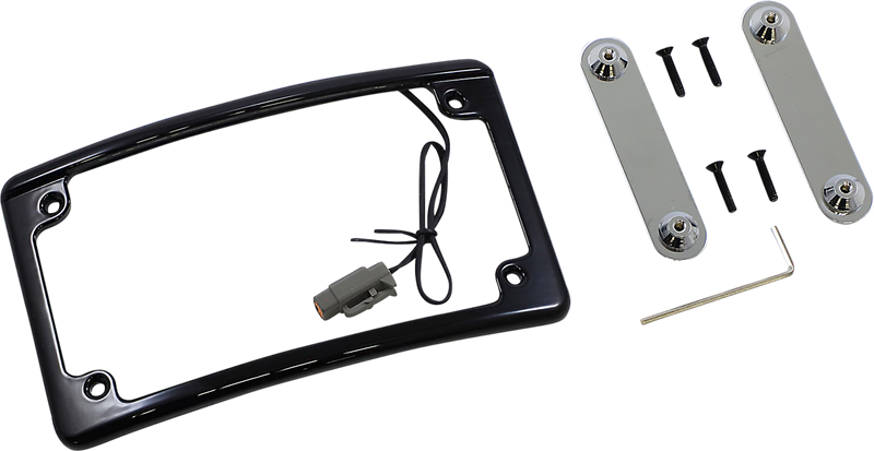 License Plate Frame - LED - Black
