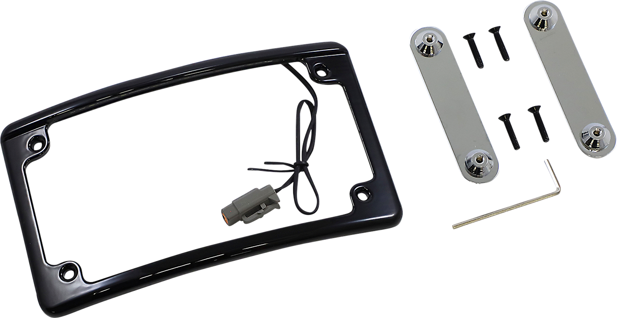 License Plate Frame - LED - Black