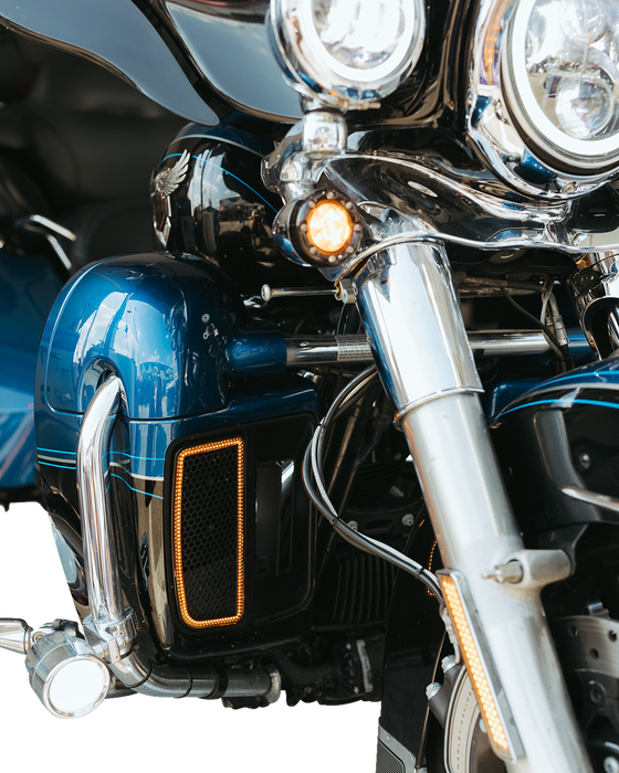 Bullet Turn Signal 1157 - Black - Smoke Lens