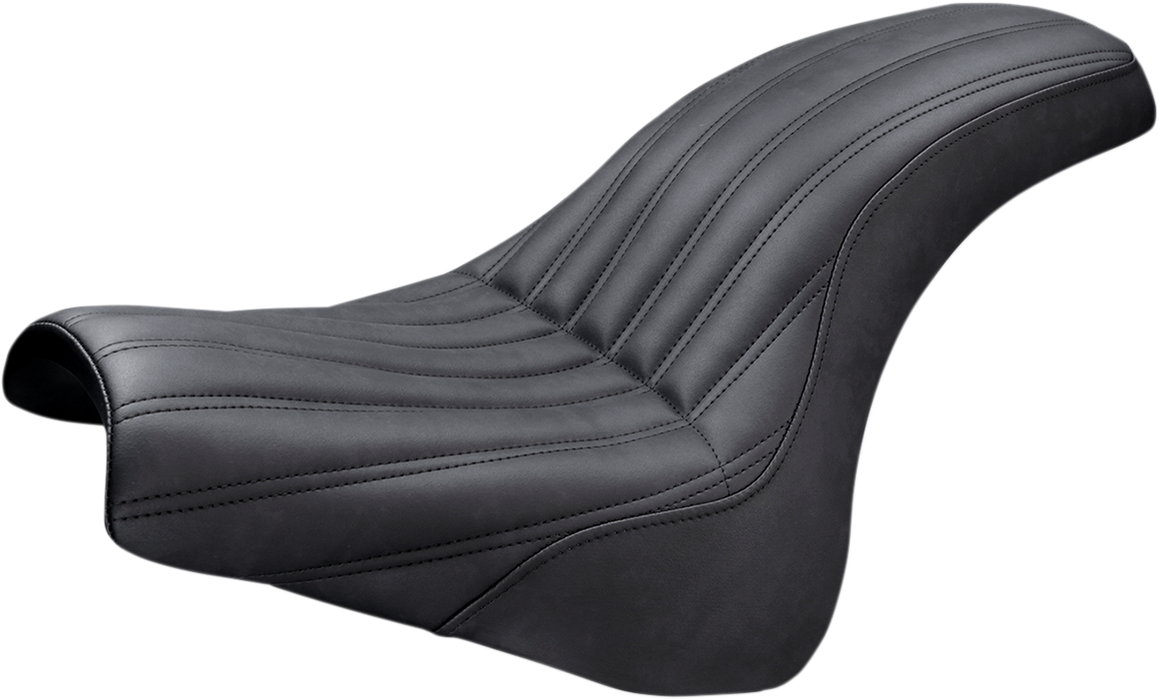 Knuckle 2-Up Seat - Ribbed - Black