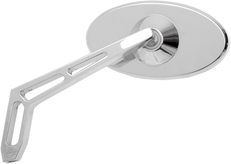 Mirror - Weekend Warrior - Side View - Cut-Out - Oval - Chrome - Left