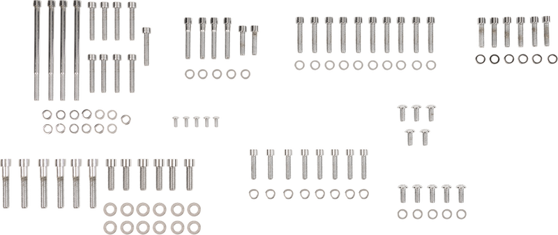 Bolt Kit - Complete Motor - Smooth/Socket-Head - '07-'17 Softail/Dyna