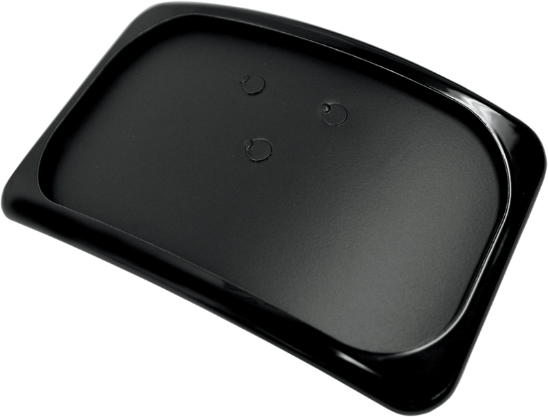 License Plate Mount - 3 Hole - Gloss Black