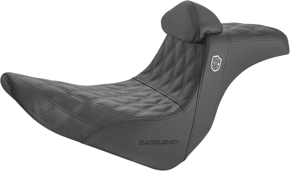 Pro Series SDC Performance Seat - w/ Backrest - Lattice Stitch/Lumbar Gripper - FL/FX '18-'24