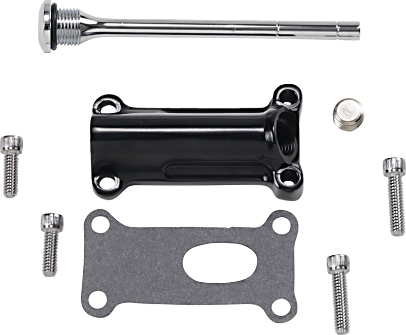 Engine Oil Spout Kit - Black - 99'-01' Touring