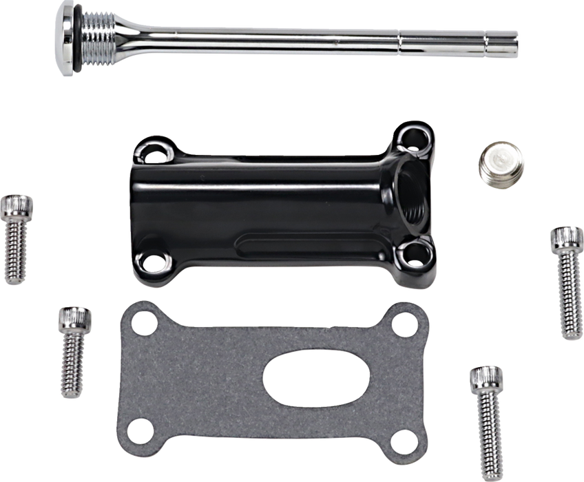 Engine Oil Spout Kit - Black - 99'-01' Touring