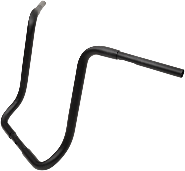 1-1/4" Buffalo Touring Handlebar - 17" - TBW - Flat Black