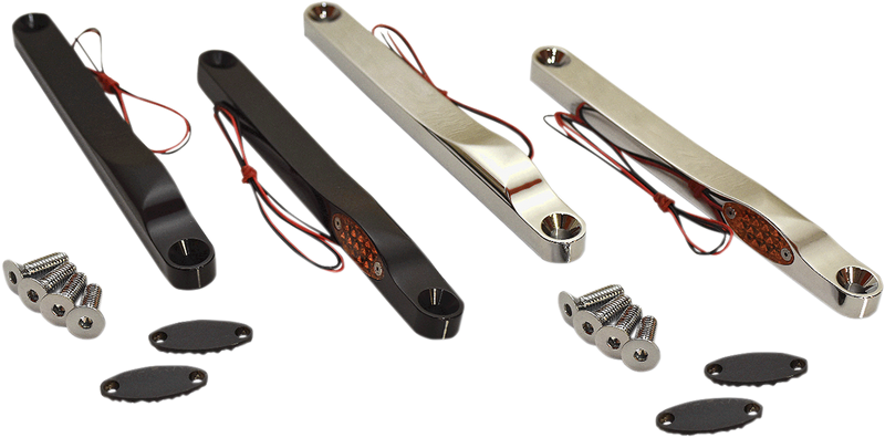 LED Front Turn Signal Lights - Chrome