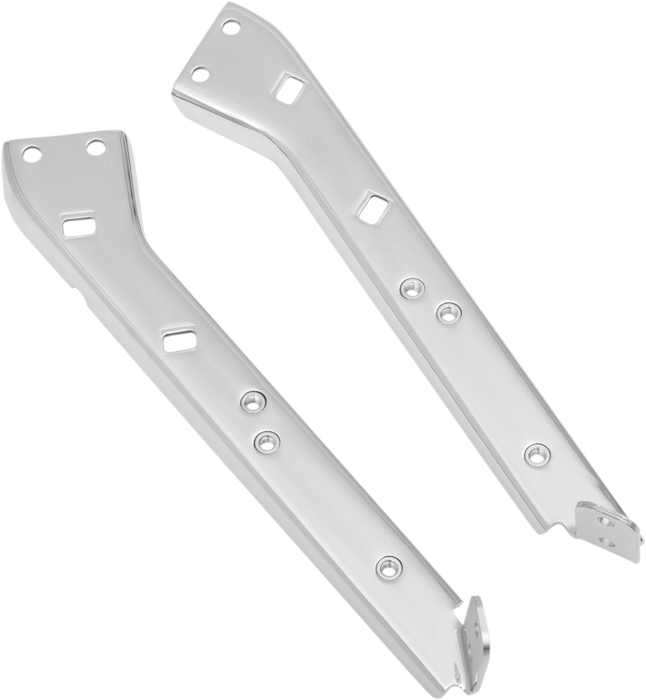 Right Saddlebag Rail Support Bracket - Chrome