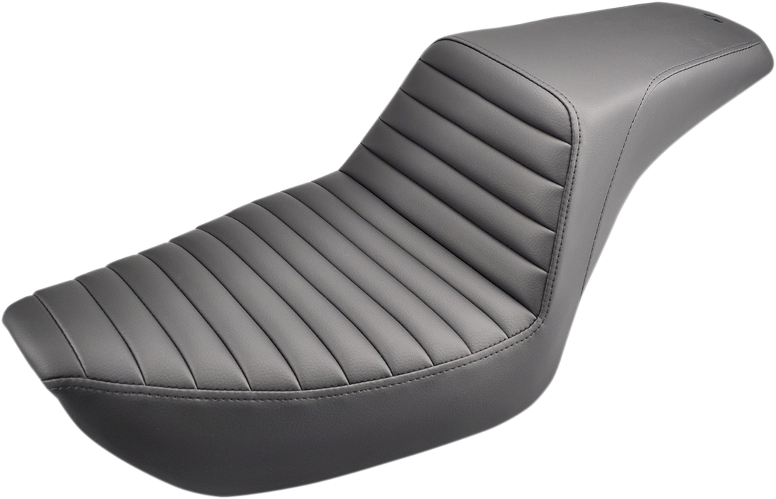 Step-Up Seat - Front Tuck-n-Roll - Black - Dyna