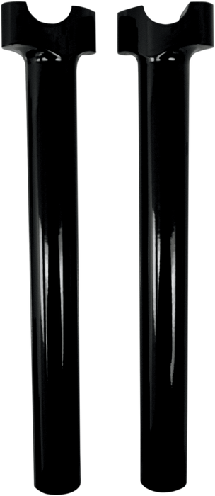 Buffalo Billet Aluminum Handlebar Risers - 12" - Black