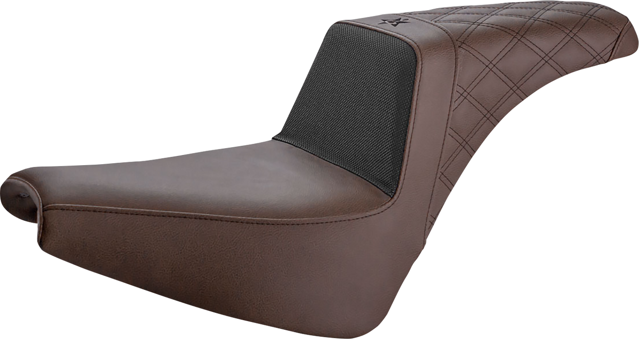 Unknown Industries Seat - Front Carbon Fiber/Black Gripper Lumbar/Rear Lattice Stitch - FX '18-'23