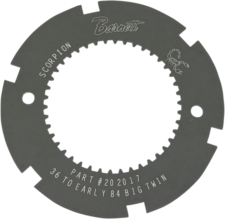 Lock Plate - Clutch Basket - Scorpion - '36-'84 Harley-Davidson