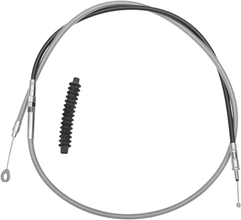High-Efficiency Braided Stainless Steel Clutch Cable - 72-15/16"