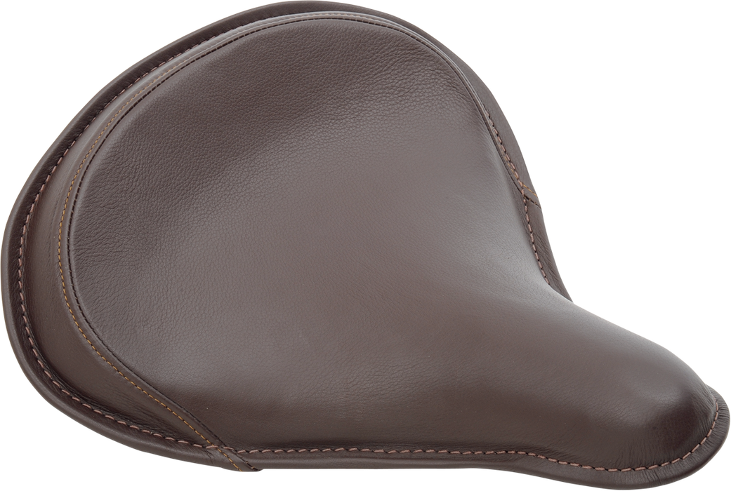 Seat - Spring Solo - Large - Brown Leather/Perimeter Stitch