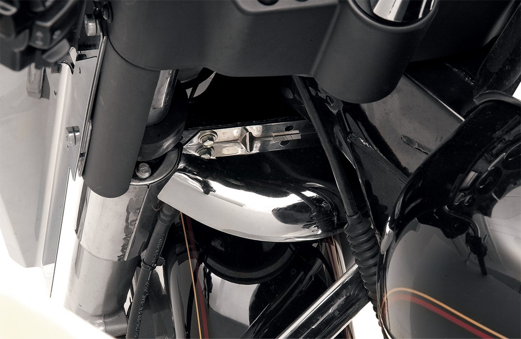 Front Fork Air Baffle - Chrome