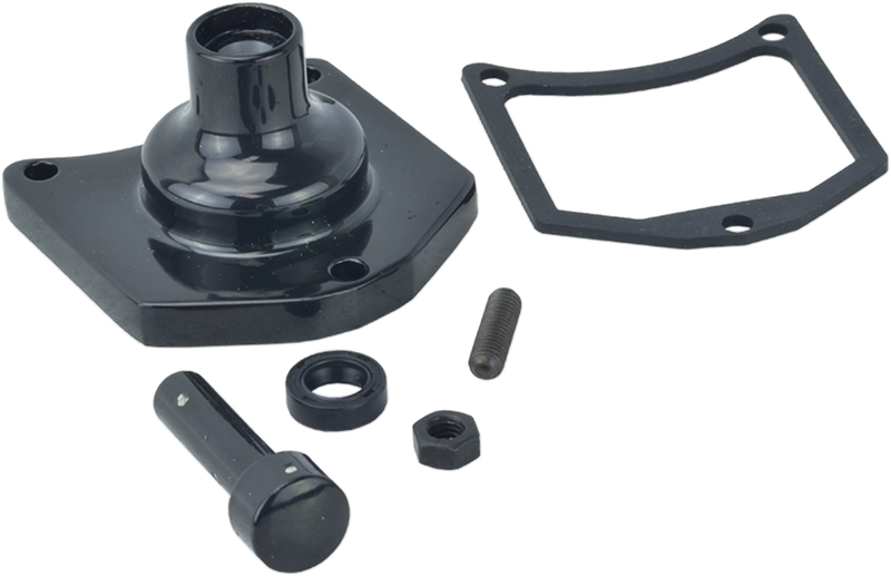 End Cover - Solenoid/Starter Button - Gloss Black