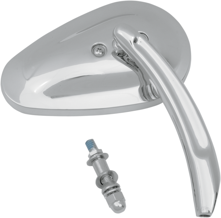 Mirror - Side View - Teardrop - Chrome - Right