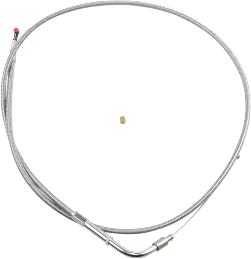 Stainless Steel Idle Cable - '02-'07 FLH