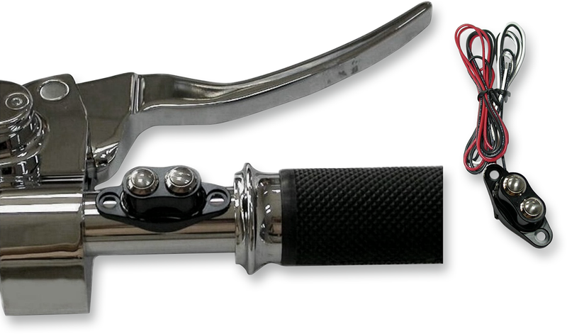 Duet Handlebar Switch Kit - Dual Button - Black