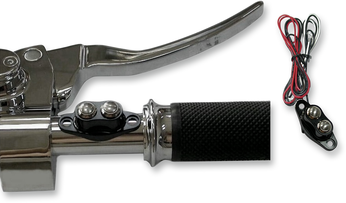 Duet Handlebar Switch Kit - Dual Button - Black