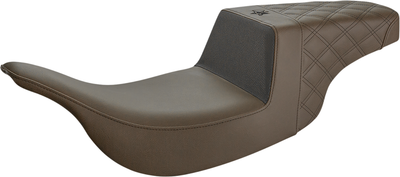 Unknown Industries Seat - Front Carbon Fiber/Black Gripper Lumbar/Rear Lattice Stitch - FL