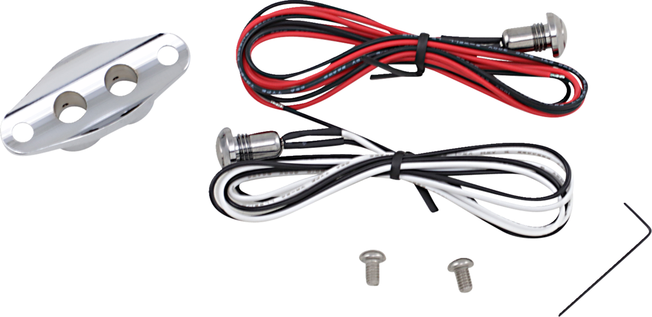 Duet Handlebar Switch Kit - Dual Button - Chrome