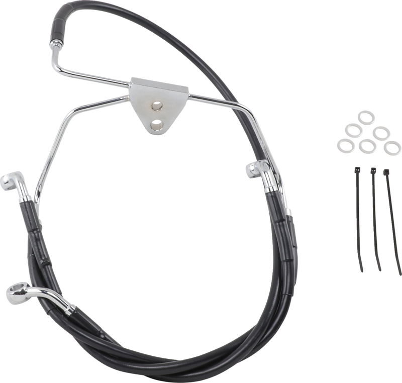 Brake Line - Front (Lower/Upper) - Black