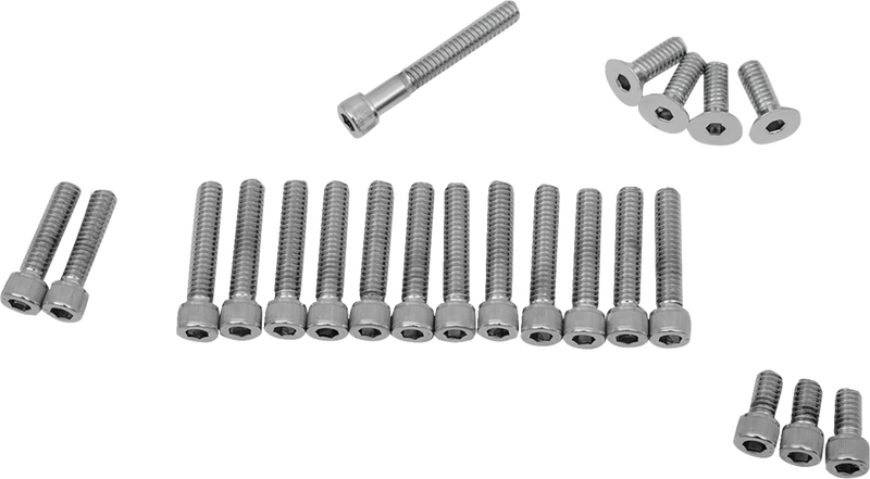 Bolt Set - Cam/Primary/Inspection/Derby Cover - Knurled - '70-'84 Harley-Davidson