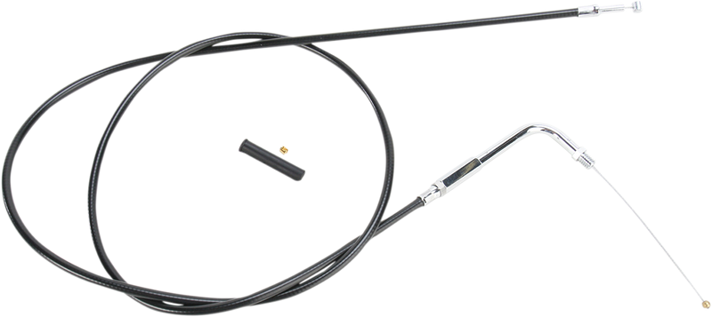 Black Vinyl Throttle Cable - 50"