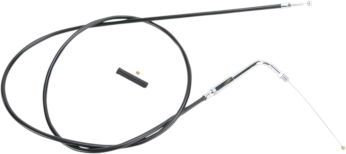 Black Vinyl Throttle Cable - 50"