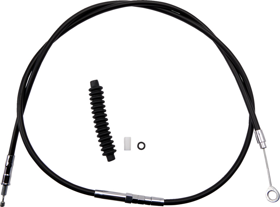 High-Efficiency Black Vinyl Clutch Cable - 69-13/16"