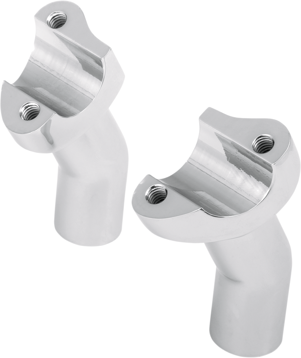 Forged Aluminum Handlebar Risers - Pullback - 3-1/2