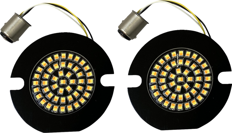 Amber/White LED Turn Signal Inserts