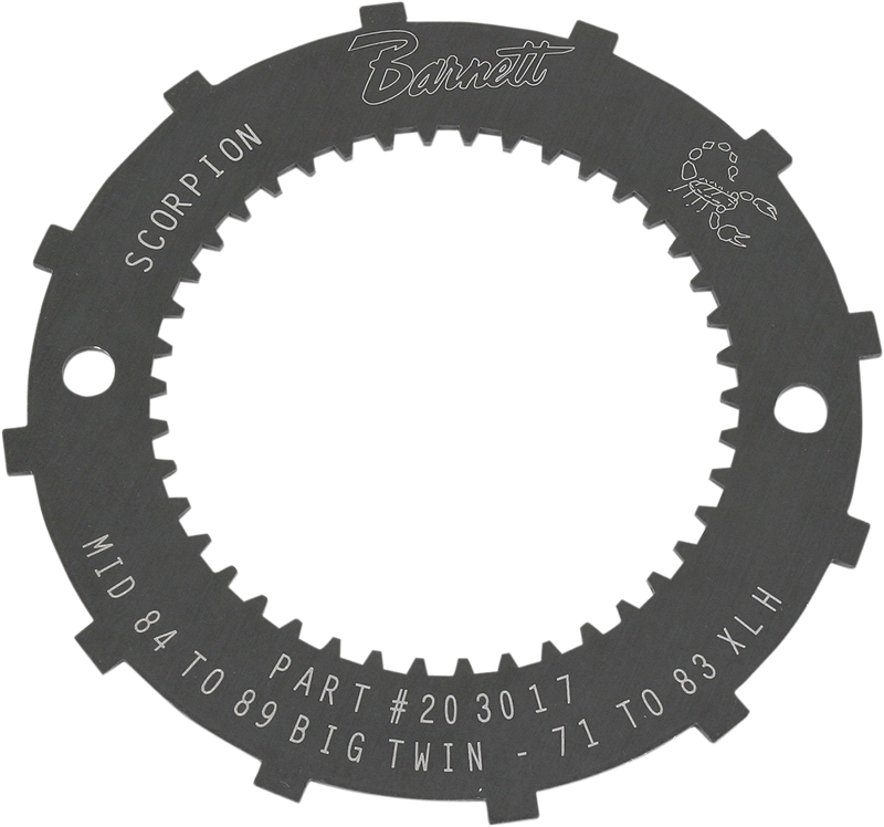Lock Plate - Clutch Basket - Scorpion - '71-'83 XL/'86-'89 FXR/Softail/Touring