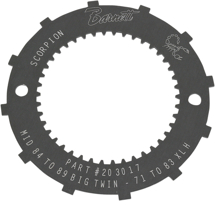 Lock Plate - Clutch Basket - Scorpion - '71-'83 XL/'86-'89 FXR/Softail/Touring
