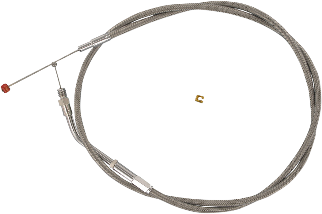 Stainless Steel Throttle Cable - +6" - '81-'89