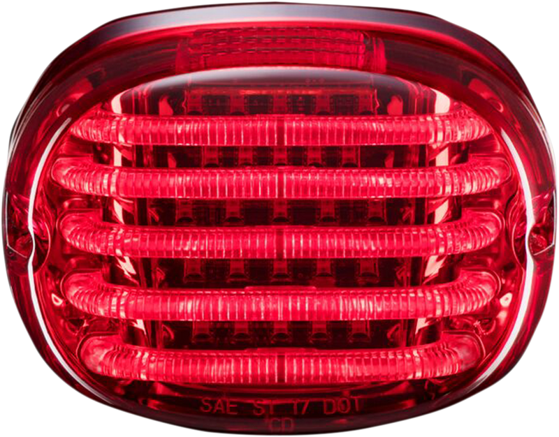 Taillight - without License Plate Illumination Window - Red