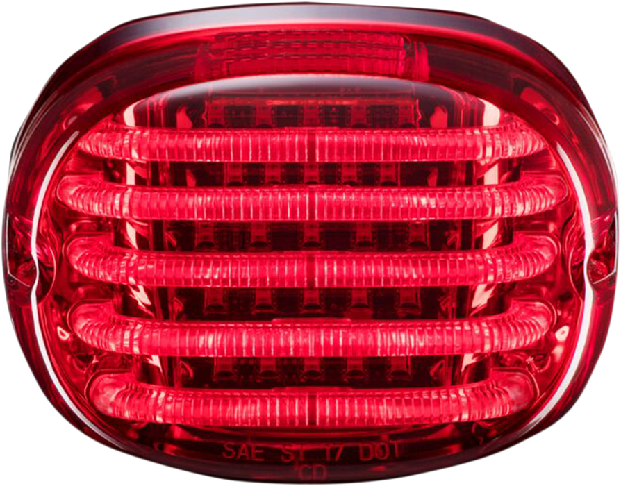 Taillight - without License Plate Illumination Window - Red