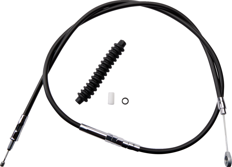 High-Efficiency Black Vinyl Clutch Cable - 58-11/16"