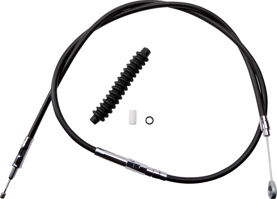 High-Efficiency Black Vinyl Clutch Cable - 58-11/16"