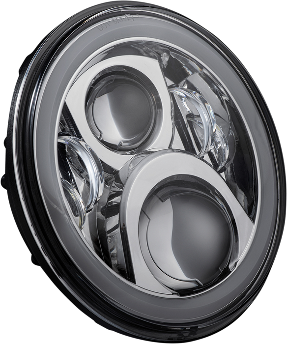 ProGLOW™ 7" Headlamp - with Adapter - Chrome